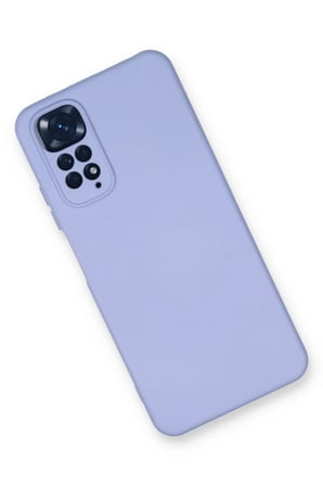 Newface Xiaomi Redmi Note 11 Kılıf Nano içi Kadife Silikon - Lila
