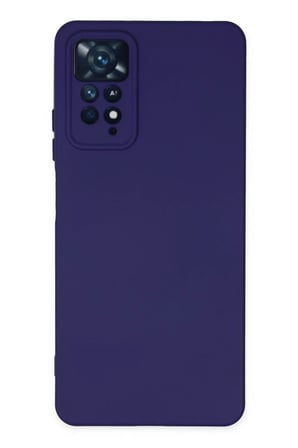Newface Xiaomi Redmi Note 11 Pro Kılıf Nano içi Kadife Silikon - Mor