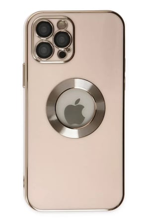 Newface Apple iPhone 12 Pro Kılıf Store Silikon - Pembe