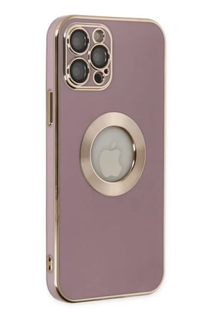 Newface Apple iPhone 12 Pro Kılıf Store Silikon - Mor