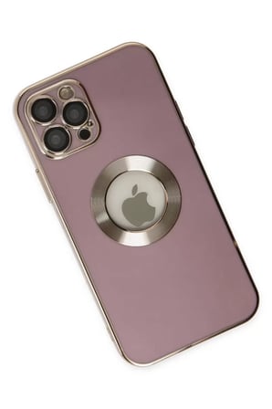Newface Apple iPhone 12 Pro Kılıf Store Silikon - Mor