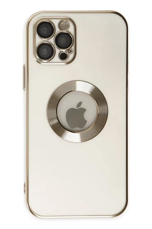 Newface Apple iPhone 12 Pro Max Kılıf Store Silikon - Beyaz