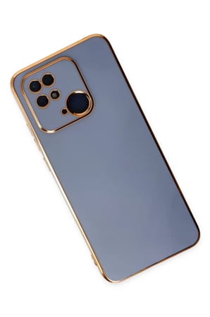 Newface Xiaomi Redmi 10C Kılıf Volet Silikon - Mavi