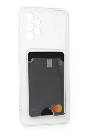 Newface Samsung Galaxy A53 5G Kılıf Kart Şeffaf Silikon - Şeffaf