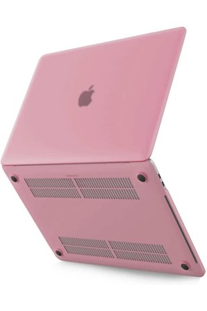 Newface Apple Macbook Pro 13 2021 Macbook Buzlu Kapak - Pembe