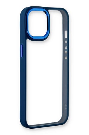 Newface Apple iPhone 14 Plus Kılıf Dora Kapak - Mavi