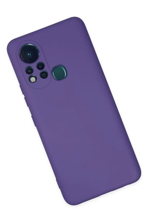 Newface İnfinix Hot 11s Kılıf Nano içi Kadife Silikon - Mor