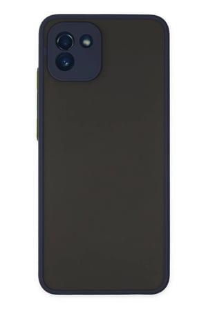 Newface Samsung Galaxy A03 Kılıf Montreal Silikon Kapak - Lacivert