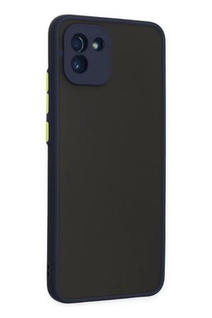 Newface Samsung Galaxy A03 Kılıf Montreal Silikon Kapak - Lacivert