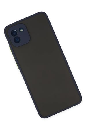 Newface Samsung Galaxy A03 Kılıf Montreal Silikon Kapak - Lacivert