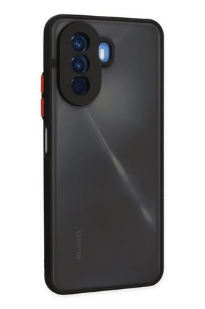 Newface Huawei Nova Y70 Kılıf Montreal Silikon Kapak - Siyah