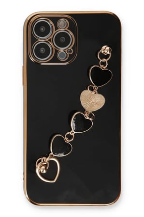 Newface Apple iPhone 14 Pro Kılıf Esila Silikon - Siyah