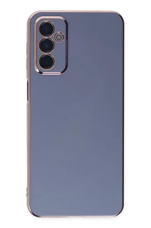 Newface Samsung Galaxy M23 Kılıf Volet Silikon - Mavi