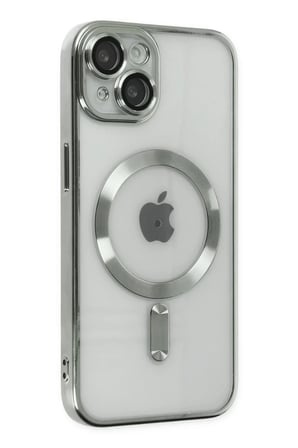 Newface Apple iPhone 14 Kılıf Kross Magneticsafe Kapak - Gümüş