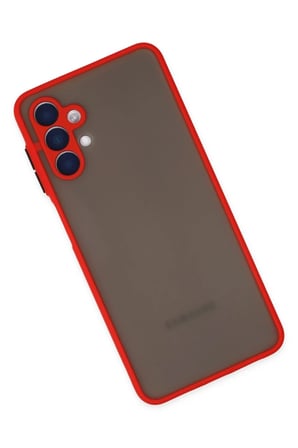 Newface Samsung Galaxy A04S Kılıf Montreal Silikon Kapak - Kırmızı