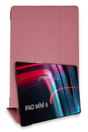 Newface Apple iPad Mini 6 Kılıf Tablet Smart Kılıf - Pembe