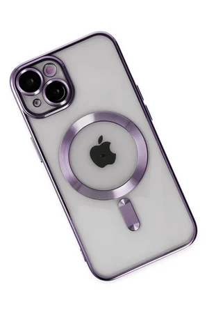 Newface Apple iPhone 14 Kılıf Kross Magneticsafe Kapak - Mor