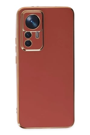 Newface Xiaomi Mi 12T Pro Kılıf Volet Silikon - Kırmızı