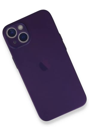 Newface Apple iPhone 14 Plus Kılıf PP Ultra İnce Kapak - Mor