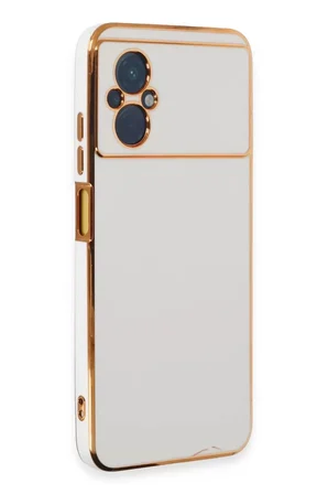 Newface Xiaomi Poco M5 Kılıf Volet Silikon - Beyaz