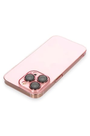 Newface Apple iPhone 13 Pro Kılıf Armada Lensli Kapak - Rose Gold