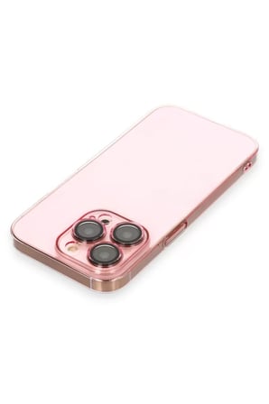 Newface Apple iPhone 14 Pro Kılıf Armada Lensli Kapak - Rose Gold