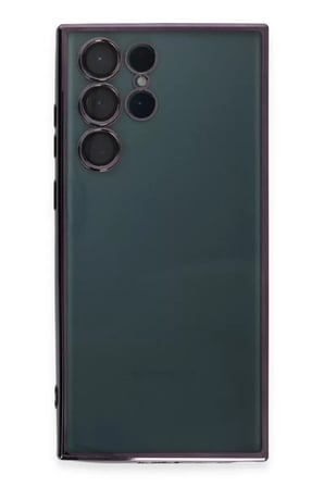 Newface Samsung Galaxy S22 Ultra Kılıf Razer Lensli Silikon - Mor