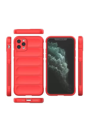 Newface Apple iPhone 11 Pro Kılıf Optimum Silikon - Kırmızı