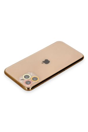 Newface Apple iPhone 11 Pro Renkli Kamera Lens Koruma Cam - Turuncu-Kırmızı