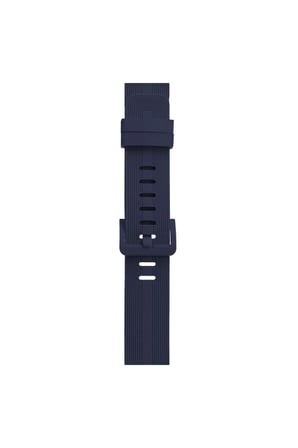 Newface Apple Watch 38mm KR408 Çizgili Silikon Kordon - Lacivert
