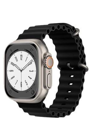 Newface Apple Watch 38mm Ocean Kordon - Siyah
