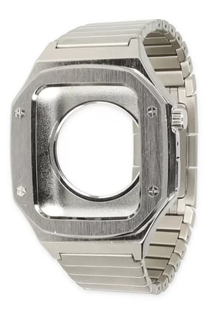 Newface Apple Watch 44mm KR409 Metal Kordon - Gümüş