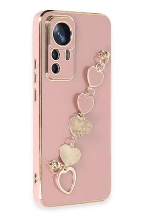 Newface Xiaomi Mi 12T Pro Kılıf Esila Silikon - Pudra