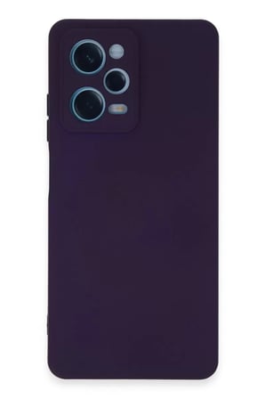 Newface Xiaomi Redmi Note 12 Pro 5G Kılıf Nano içi Kadife Silikon - Mor