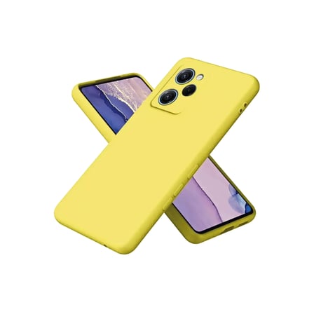 Newface Xiaomi Poco X5 Pro 5G Nano içi Kadife Silikon - Sarı