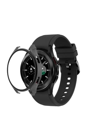 Newface Watch 5 Pro 45mm Wall Camlı Kasa Ekran Koruyucu - Siyah