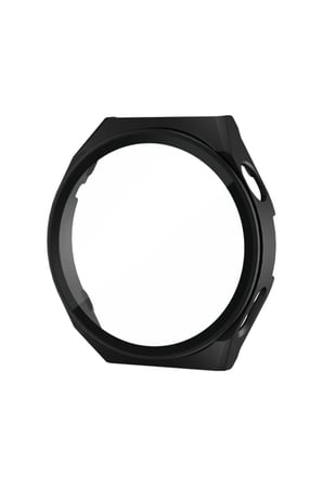 Newface Huawei Watch GT2 46mm Dota Camlı Kasa Ekran Koruyucu - Siyah
