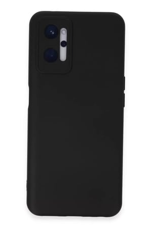 Newface Realme 9i 4G Kılıf Nano içi Kadife Silikon - Siyah