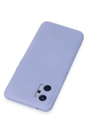 Newface Realme 9i 4G Kılıf Nano içi Kadife Silikon - Lila