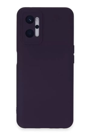 Newface Realme 9i 4G Kılıf Nano içi Kadife Silikon - Mor