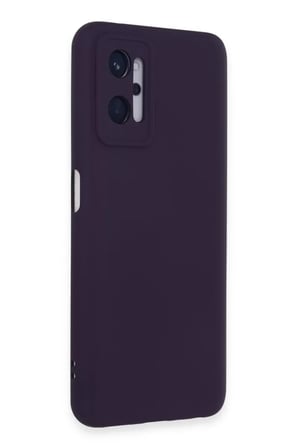 Newface Realme 9i 4G Kılıf Nano içi Kadife Silikon - Mor