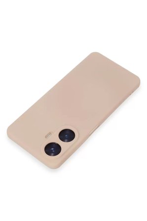 Newface Realme C55 Kılıf Nano içi Kadife Silikon - Pudra