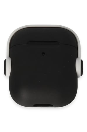 Newface Apple Airpods 2 (2.nesil) Cool Kılıf - Siyah-Beyaz