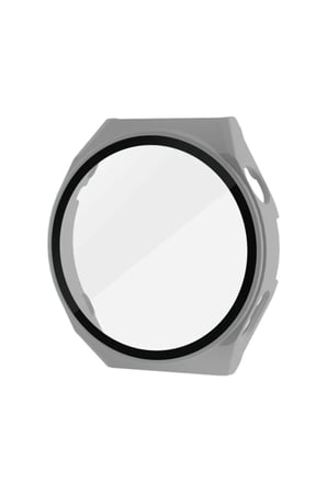 Newface Huawei Watch GT3 Pro 46mm Dota Camlı Kasa Ekran Koruyucu - Uzay Grisi
