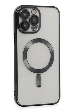 Newface Apple iPhone 15 Pro Kılıf Kross Magneticsafe Kapak - Siyah