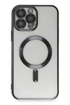 Newface Apple iPhone 15 Pro Kılıf Kross Magneticsafe Kapak - Siyah