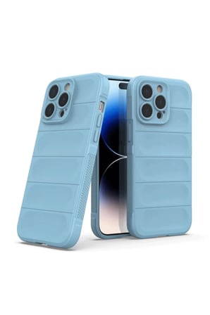 Newface Apple iPhone 15 Pro Max Kılıf Optimum Silikon - Sky Blue
