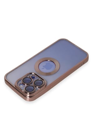 Newface Apple iPhone 15 Pro Max Kılıf Slot Silikon - Rose Gold