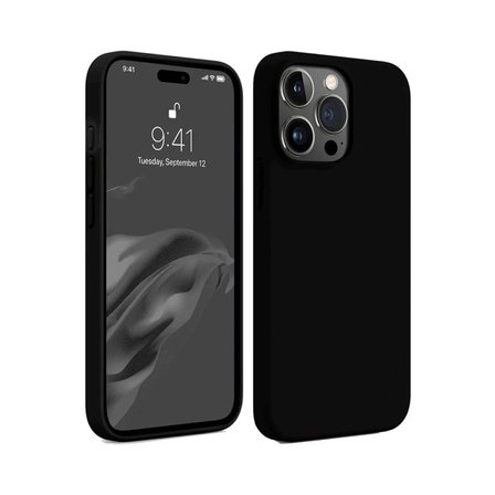 Newface Apple iPhone 15 Pro Kılıf First Silikon - Siyah