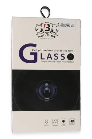 Newface Apple iPhone 15 Pro Max Bilvis Titan Kamera Lens - Siyah